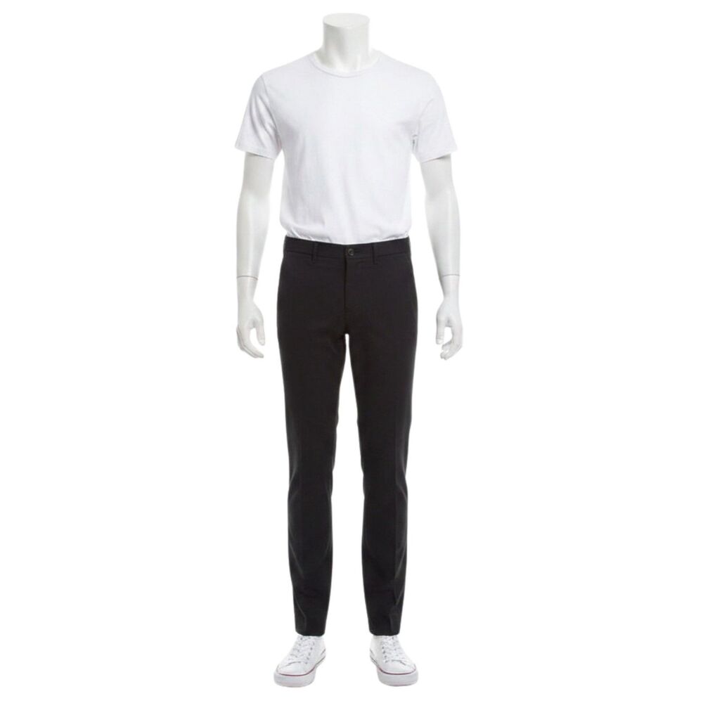 Lot of 3 Men's Dress Pants Chinos 29 30 Gap Navy Wool Blend & H&M Slim Fit - Picture 2 of 4